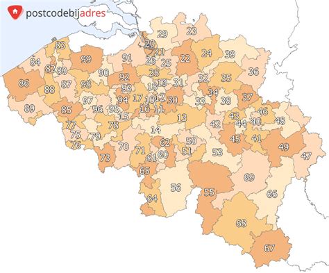 postcode belgië.
